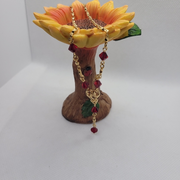 Avon Gold Toned Lariat Necklace - Picture 5 of 6